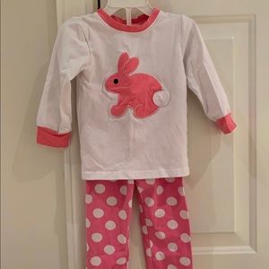 Smocked Auctions Bunny PJ’s